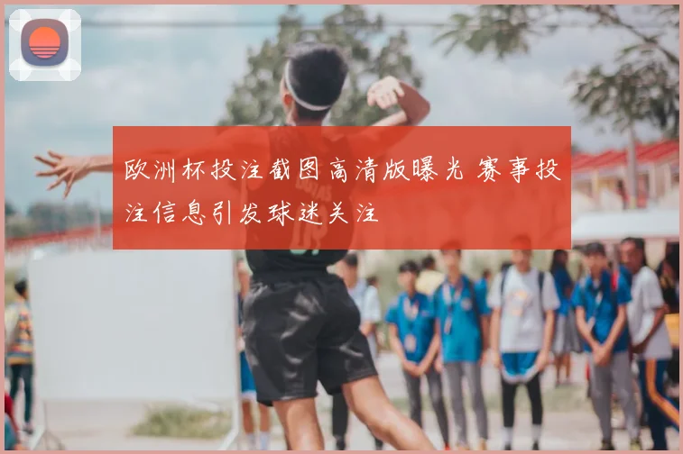 欧洲杯投注截图高清版曝光 赛事投注信息引发球迷关注
